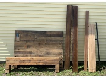 Full/ Queen Size Bed Frame From Recycled Wood