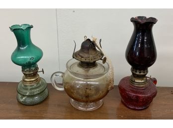 Three Oil Lanterns