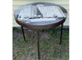 Paint Decorated Collapsable Table