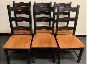 Set Of Six Heavy Chairs