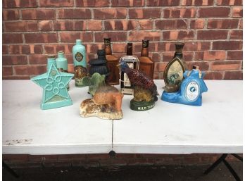 Vintage Figural Liquor Bottles