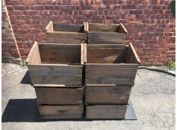 1 Dozen Vintage Wooden Crates