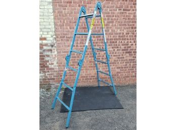 12 Step Folding Multi-Purpose Steel Utility Ladder