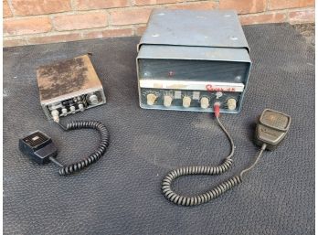 Lot Of (2) Sonar 45 Transistorized Marine Radio & Midland Intl. Radio