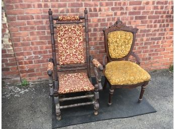 Antique Upholstery Chair Lot
