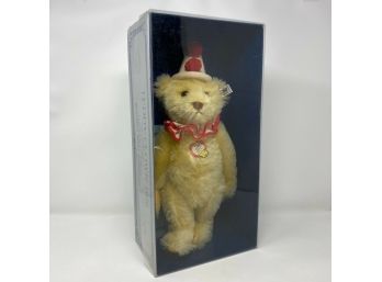 Vintage Limited Edition Replica 1928 STEIFF Jointed Clown Bear Strapped In Box