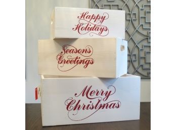 Christmas Nesting Boxes BNWT By Ashland