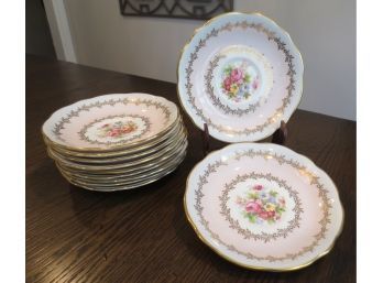EB 1850 Foley Bone China Made In England Collection Of 11 Saucers