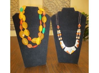 Pair Of Statement Necklaces