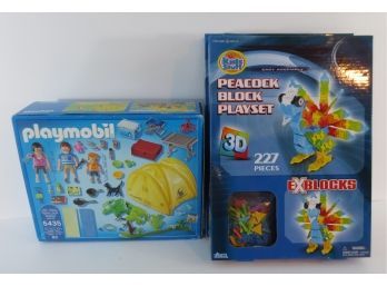 Group Of 3 Block Playsets