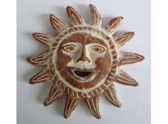 Handmade Terrocotta Sun Decor