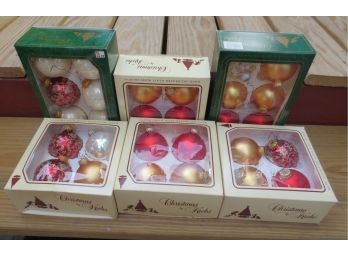 Large Collection Of Vintage Glass Christmas Ornaments