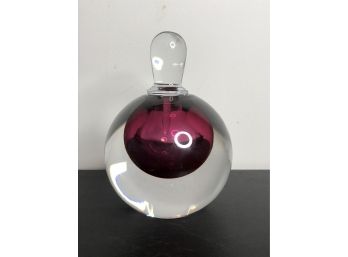 Stunning Heavy Glass Perfume Bottle