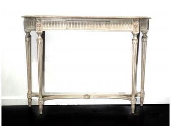 Marble Demilune Console Table