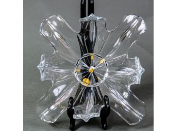 Art Glass Crystal Dish