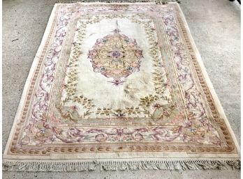 Handwoven Wool Rug From India