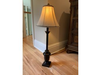 Narrow Decorative Black Table Lamp