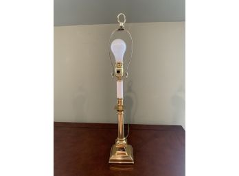 Small Column Brass Table Lamp