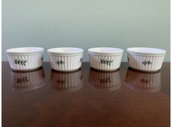 Set Of Four Porcelain Ramekins