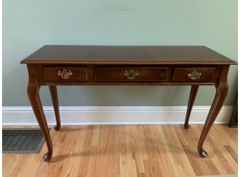 Traditional Console Table With Cabriole Legs