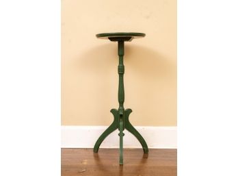 Green Painted Plant Stand