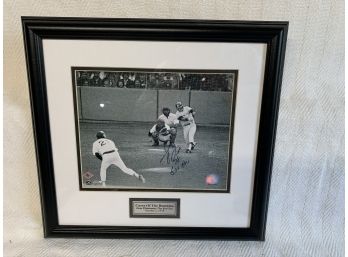 Certified Signed Bucky Dent “Curse Of The Bambino” October 2nd 1978 Print In Frame
