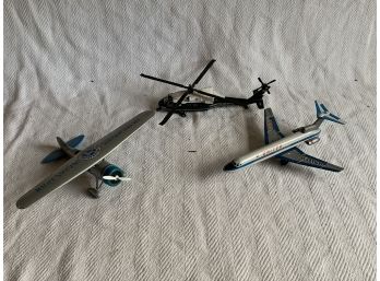 Lot Of Assorted Airplanes And Helicopter