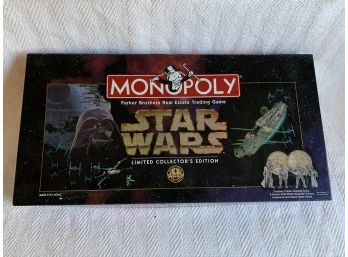 Limited Collector’s Edition “Star Wars” Monopoly Game Complete Set