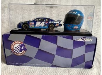 Jeff Gordon - Pepsi Race Car 1:24 Scale Replica By Action Racing Collectables In Case