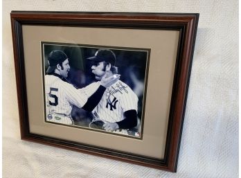 Certified Signed Sparky Lyle Print In Frame