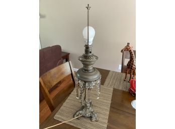 Vintage 1840’s Cornelius & Co Converted Sinumbra Lamp