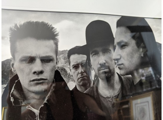 Framed And Signed U2 Photo