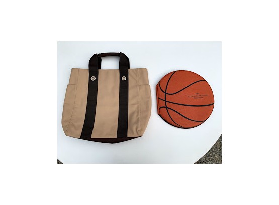 Basketball Notebook And Tote Bag