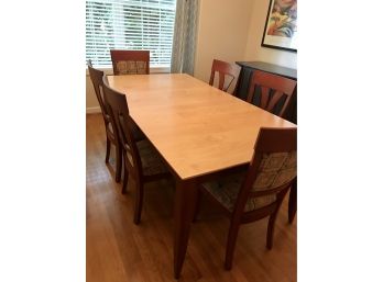 Fabulous Wood Dining Table And Chairs Custom Made In Vermont