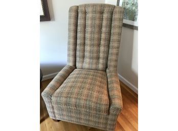 Thomasville Unique High Back Lounge Chair ( 1 Of 2 Listed In This Auction)