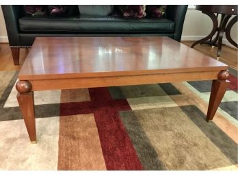 Solid Wood Ethan Fallen Coffee Table From The Medallion Living Room Collection