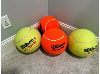 Tennis Anyone??? Collection Of Oversized Wilson Tennis Balls