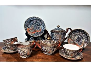 Hand Painted Occupied Japan Tea Service - 16 Pieces