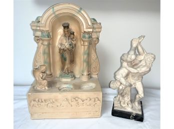 Two Plaster Sculptures