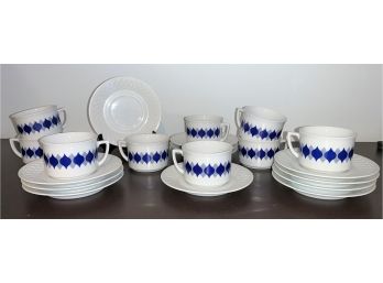 Bavarian Schinding Demitasse Service - 21 Pieces