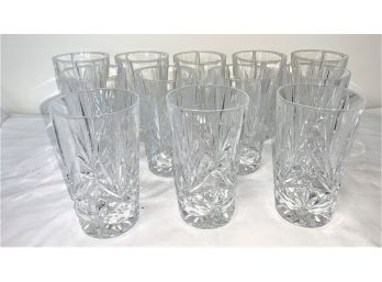 Group Of Twelve Crystal Glasses