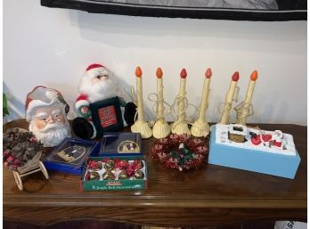 Group Of Miscellaneous Christmas Decorations