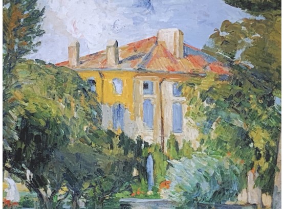 Paul Cezanne Lithograph, House At Jasdebouflen