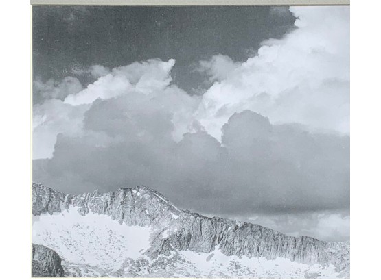 Ansel Adams Lithograph Titled:  White Pass, Kings River Caynon