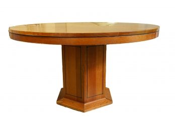 Stickley 21st Century Collection Single Pedestal Extending Dining Table