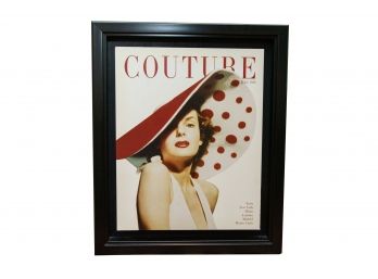 Framed Couture July 1950 Art Print