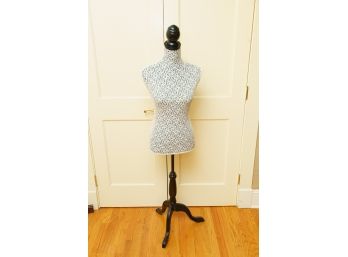 Female Mannequin Lace Covered Dress Form With Adjustable Tripod Stand