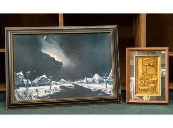 Two Framed Prints/Paintings