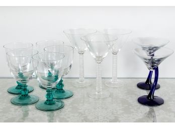 Assorted Barware Glasses