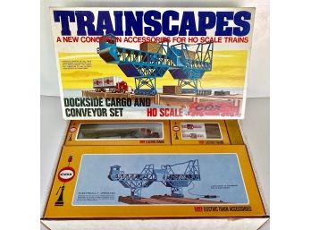 NEW IN BOX - Vintage Cox Trains - HO Scale Trainscapes -Dockside Cargo & Conveyer Set